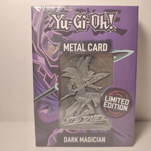 Yugioh Dark Magician Ingot Metal Card Figurine Official Konami Collectible